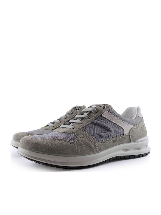 Grisport Δερμάτινα Ανδρικά Casual Παπούτσια Ανατομικά Γκρι