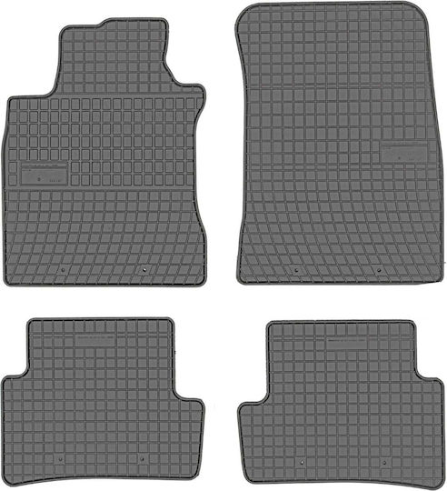 Frogum Σετ Μπροστινά και Πίσω Πατάκια 4τμχ για Renault Modus 2004-2013 Μαύρα