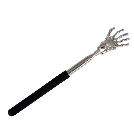 Foldable Back Head Scratcher Telescopic Handle Massager Gadget Black