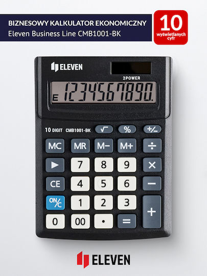 Eleven Liquids Calculator in Black Color 1pcs