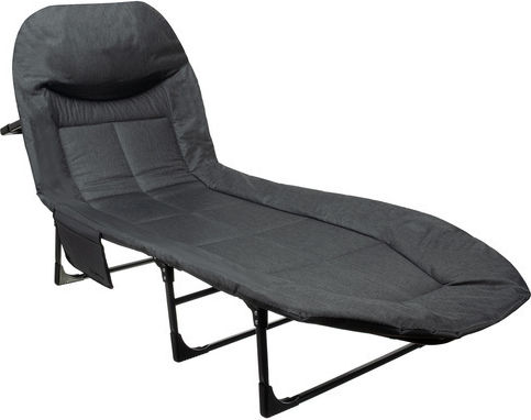 Klappbett mit Matratze Einzel Grau 200x65x30cm