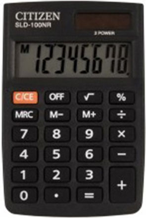 Citizen SLD-100NR Calculator Pocket 8 Digits in Black Color 1pcs