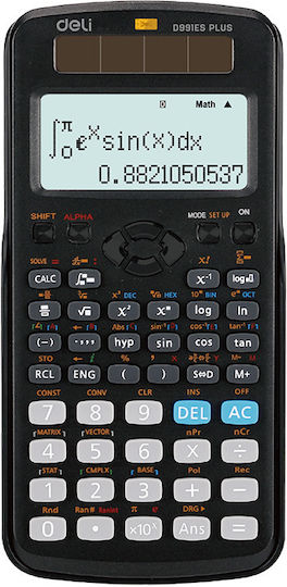 Deli Calculator Scientific in Black Color 1pcs