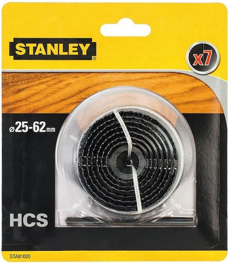 Stanley Σετ Ποτηροπρίονα με Διάμετρο από 25mm έως 62mm για Ξύλο