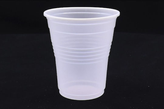Lux Plast Pahar de unică folosință Plastic Maro 130ml 50buc