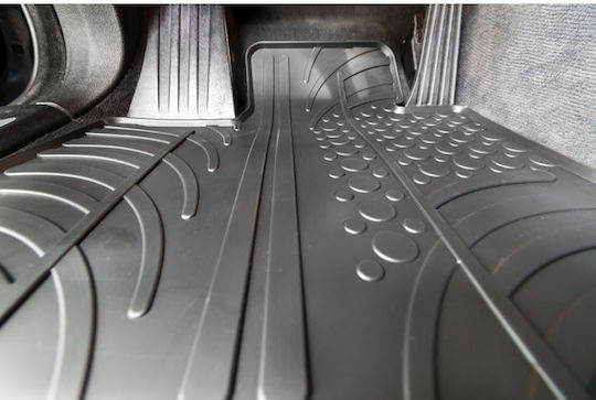 Auto Gs Set of Front and Rear Mats 4pcs for Audi A5 Black