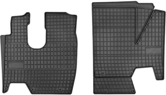 Frogum Front Mats 2pcs for Mercedes-Benz Atego 2005+ Black