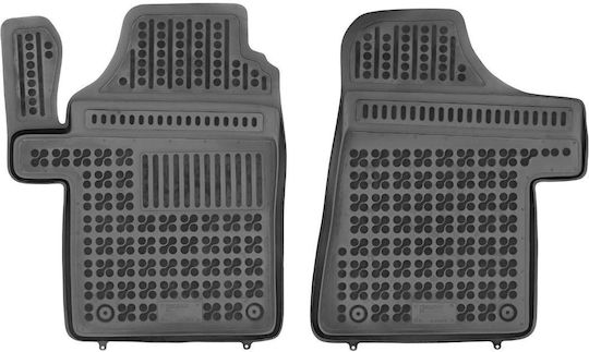 Rezaw Plast Front Mats 2pcs Tray Type for Mercedes-Benz Viano 2003-2014 Black