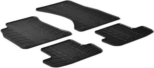Gledring Set of Front and Rear Mats 4pcs for Audi A5 2007-2016 Black