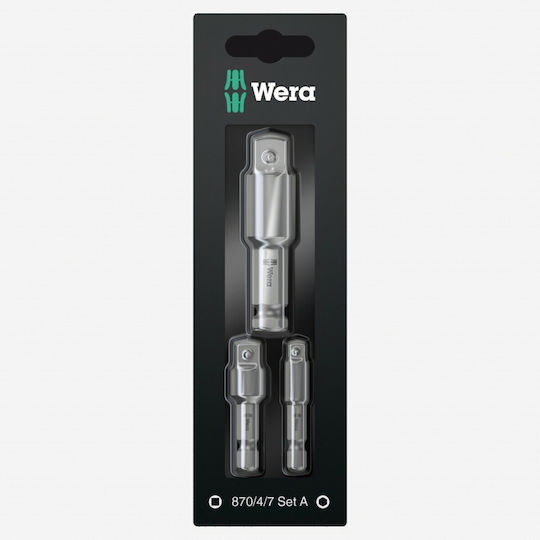 Wera Adapter with Socket HEX and Output Bit Holder
