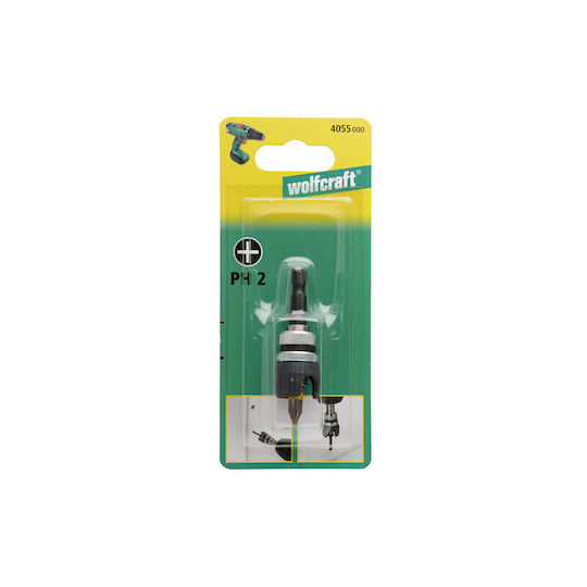 Wolfcraft Adaptor cu Priză HEX și Ieșire Suport pentru biți