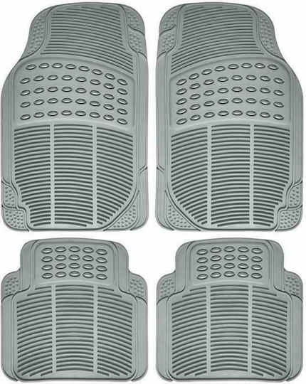 Autoline Set of Front and Rear Mats Universal 4pcs Fimé Transparent / Gray