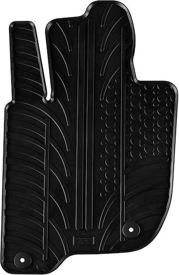 Gledring Set of Front and Rear Mats 4pcs for Mitsubishi L200 2015-2019 Black