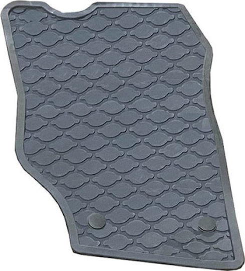 Auto Gs Set of Front and Rear Mats 3pcs for Volkswagen Touareg Porsche Cayenne Gray