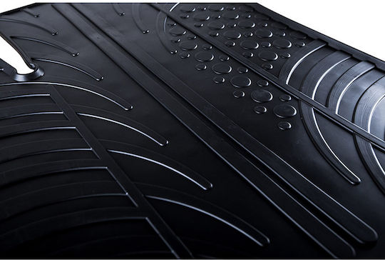Gledring Set of Front and Rear Mats 4pcs Tray Type for Ford Edge 2016 Black