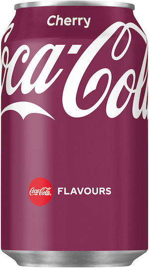 Coca-Cola Cola Cherry με Ανθρακικό σε Κουτί 330ml