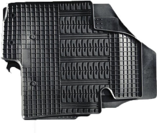 Cik Set of Front and Rear Mats 4pcs for Kia Sportage Hyundai iX35 Black