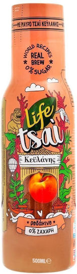 Life Ceylon Ice Tea Ροδάκινο Χωρίς Ανθρακικό & Ζάχαρη σε Μπουκάλι 500ml