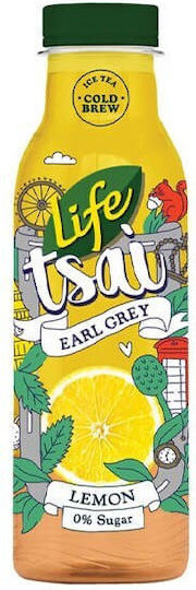 Life Earl Grey Ice Tea Λεμόνι Χωρίς Ανθρακικό & Ζάχαρη 500ml