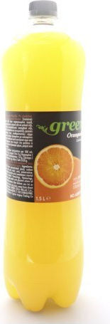 Green Cola Orange Juice with Carbonation in Bottle 1500ml