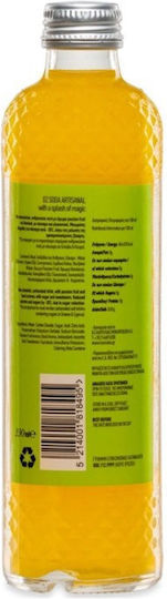 Oz Basel Passion Soft Drink with Carbonation in Glass Bottle 330ml