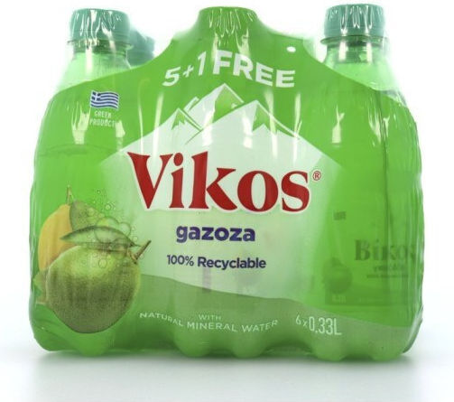 Βίκος Γκαζόζα με Ανθρακικό σε Μπουκάλι 6x330ml
