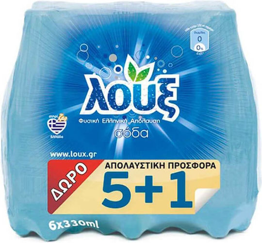 Loux Soda cu carbonatare în Sticlă 6x330ml