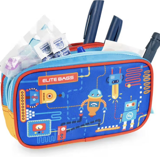 Elite Bags Dia's Medical Insulated Bag for Diabetic Kits Blue