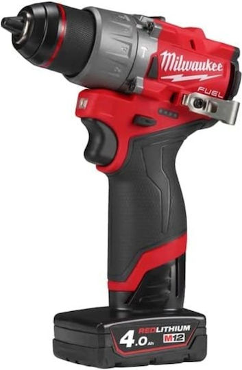 Milwaukee M12 FUEL FPP2A2-402X Set Impact Drill Driver & Impact Screwdriver Brushless 12V with 2 Batteries 4Ah and Case