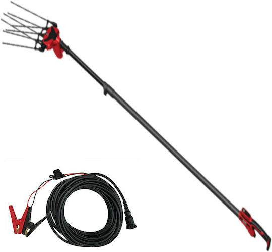 Blue Bird EGEO 22-50 Ελαιοραβδιστικό Μπαταρίας 12V 750W Τύπου Χτένα με Τηλεσκοπικό Κοντάρι Carbon έως 3m και Βάρος 3.1kg