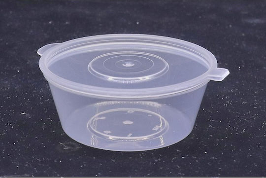 Disposable Plastic Tableware for Sauce 60ml 50pcs Lid