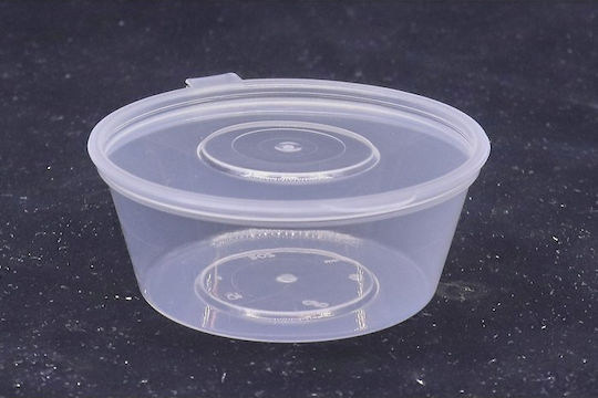Disposable Plastic Tableware for Sauce 60ml 50pcs Lid