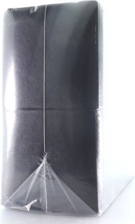 Krinos Airlaid Napkin 1-Ply Black 20x20cm
