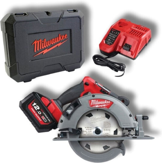 Milwaukee M18 FCSG66-121C Δισκοπρίονο Brushless 18V Solo με Ρύθμιση Ταχύτητας και με Σύστημα Αναρρόφησης