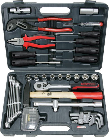 Ks Tools 1/4"+1/2" 911.0650 Tool Case with 50 Tools