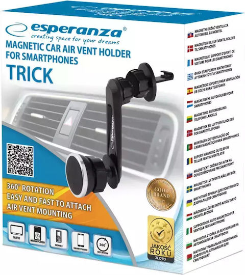 Esperanza Car Mobile Mount with Magnet Black
