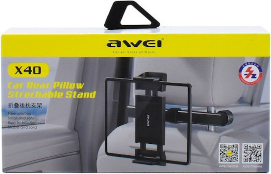 Awei Auto Handyhalterung mit verstellbaren Haken Schwarz