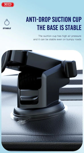 Suport Magnetic pentru Telefon Auto Idealstore Model Universal Orice Tip de Telefon Fabricat din Plastic de Înaltă Calitate Unghi Flexibil Poate Fi Poziționat Conform Nevoilor Șoferului Negru