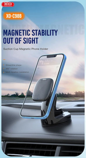 Suport Magnetic pentru Telefon Auto Idealstore Model Universal Orice Tip de Telefon Fabricat din Plastic de Înaltă Calitate Unghi Flexibil Poate Fi Poziționat Conform Nevoilor Șoferului Negru