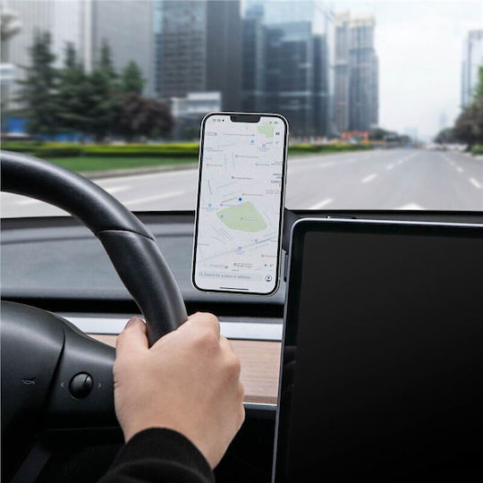 Spigen Tesla Onetap 3 Magsafe Βάση Κινητού Αυτοκινήτου με Μαγνήτη MagSafe Μαύρη