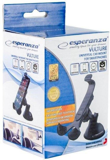 Esperanza Vulture Universal Mount Car Mobile Mount with Adjustable Hooks Black