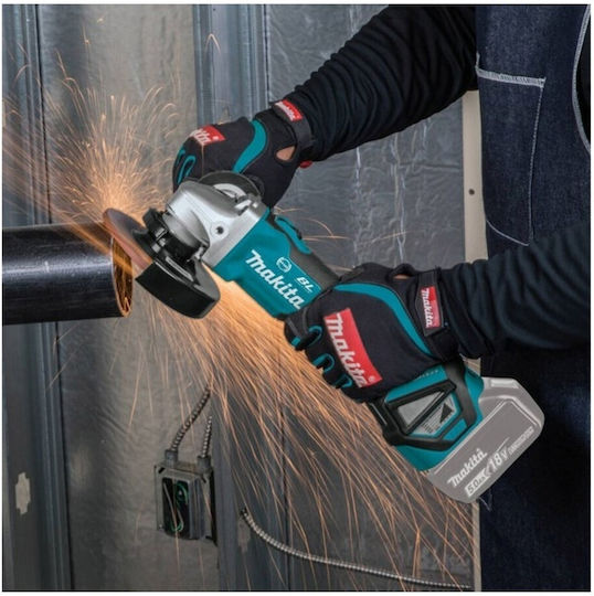 Makita DGA463RTJ Τροχός 115mm Μπαταρίας Brushless με Ρύθμιση Στροφών 2x5Ah