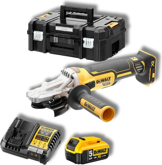DEWALT DCG405FP1 Grinder 125mm Battery Brushless 1x5Ah
