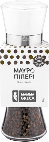 Mamma Greca Piper în Râșniță Negru 90gr