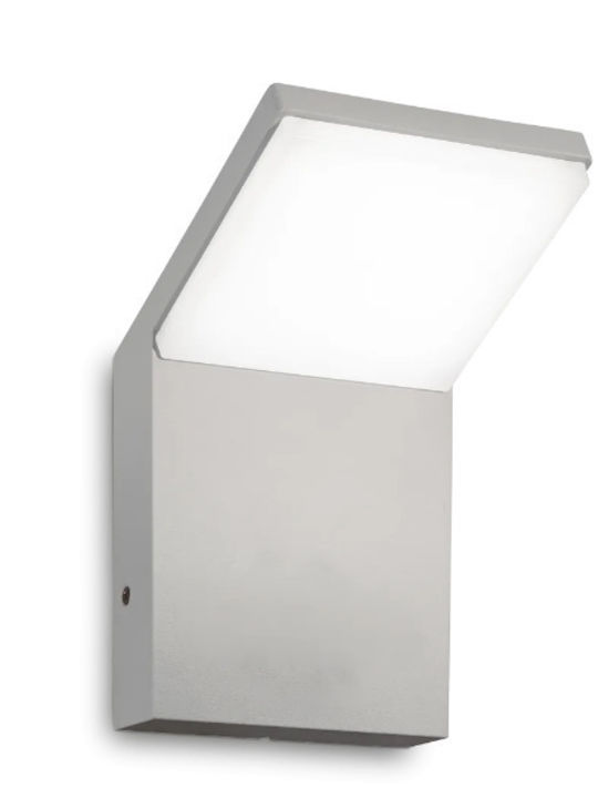 Ideal Lux Επιτοίχιο Εξωτερικό Φωτιστικό LED IP54 9W με Φυσικό Λευκό Φως 10x10.4x16.4εκ.