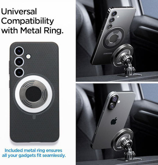 Spigen Magsafe Dashboard & Vent Car Mount Car Mobile Mount with Magnet MagSafe Silver