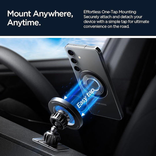 Spigen Magsafe Dashboard & Vent Car Mount Car Mobile Mount with Magnet MagSafe Silver