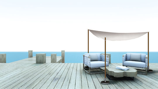 ArteLibre Netz / Schattiergewebe Beige 3.6x3.6m
