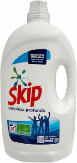 Skip Active Clean - Limpieza Profunda Υγρό Απορρυπαντικό Ρούχων (85 Μεζούρες)