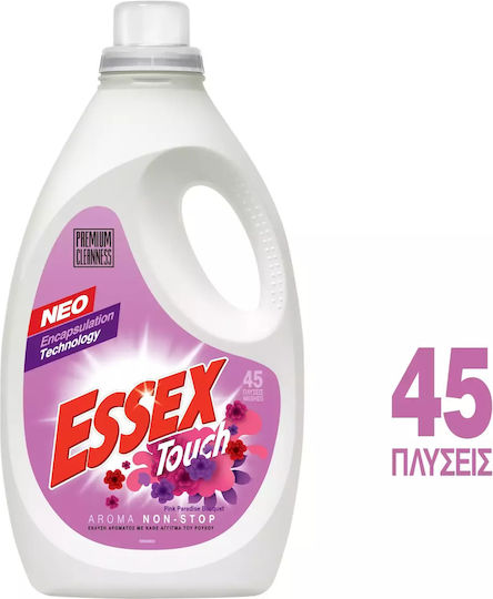 Essex Touch Aroma Non-Stop Перилен препарат за дрехи с аромат Λεβάντα 2.25lt (45 Мерителни чаши)